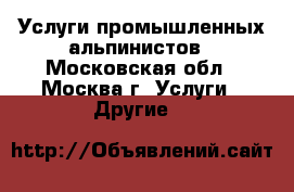 Услуги промышленных альпинистов - Московская обл., Москва г. Услуги » Другие   